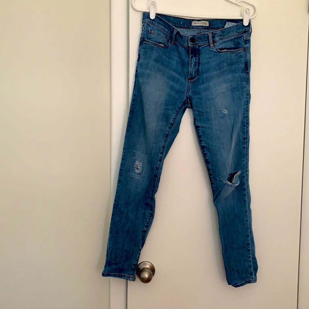 Banana Republic distressed jeans